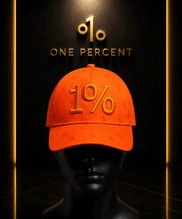 Orange Motivational Baseball Cap, Streetwear Embroidered Hat, Unisex Fashion