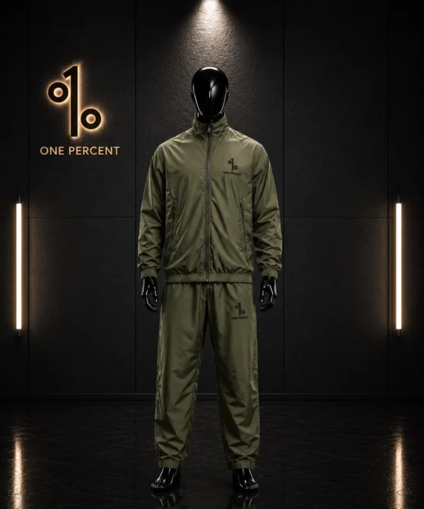 Olive Tracksuit, Premium Track Suit Set, Minimalist Streetwear Outfit, Unisex Activewear Set